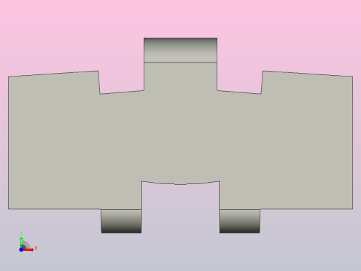 SS881TAB兀导金属转弯链板SS881TAB-K350-C2前视缩略图