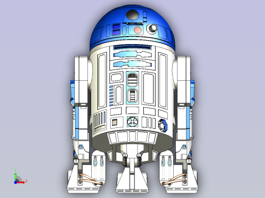 R2-D2机器人前视缩略图