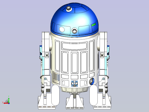 R2-D2机器人后视缩略图