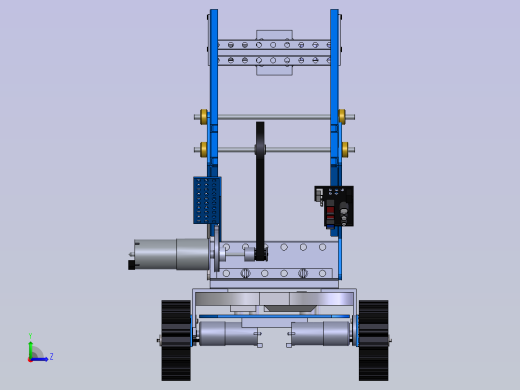 机械臂坦克机器人左视缩略图