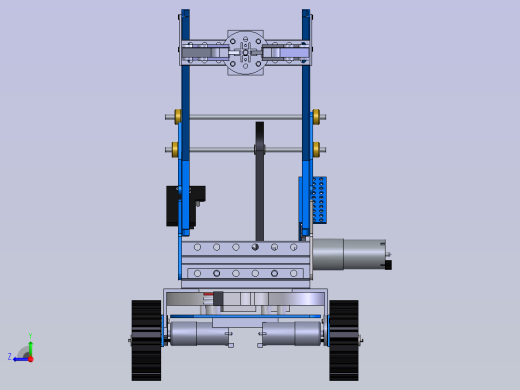 机械臂坦克机器人右视缩略图