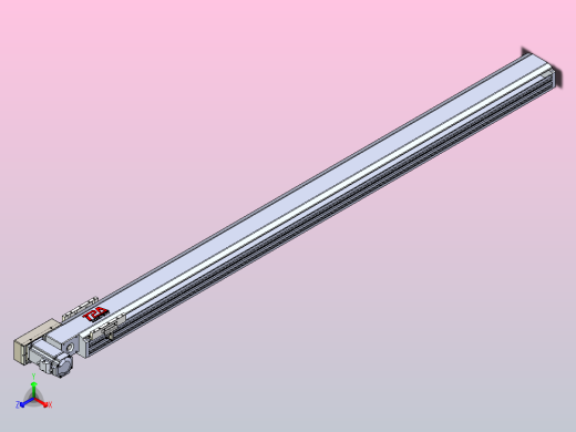皮带直线轴半封闭可选导轨TPA-HNB-120D-110-L1600-ML-C-P40-N3