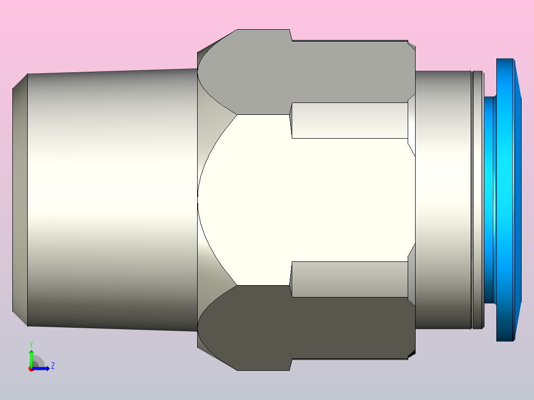 快插接头QS-1_2-16-20左视图