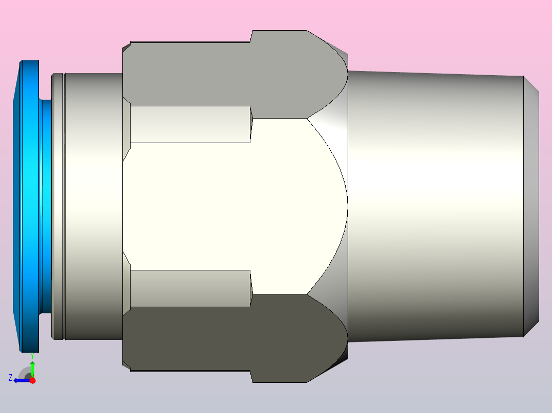 快插接头QS-1_2-16-20右视图