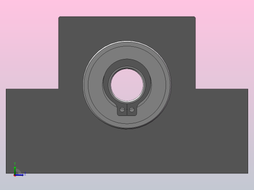 滚珠丝杆支撑座固定座BUA10左视缩略图