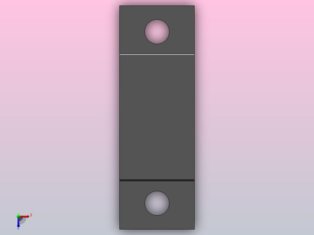 滚珠丝杆支撑座固定座BUA10俯视图