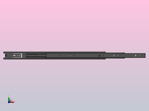 抽屉滑轨前视缩略图