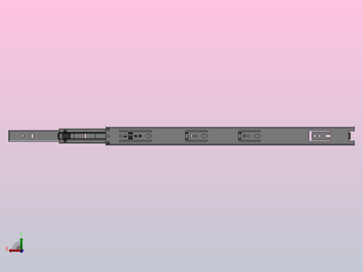 抽屉滑轨后视缩略图