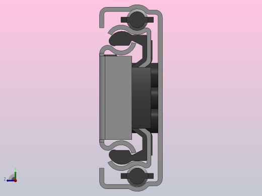 抽屉滑轨右视缩略图