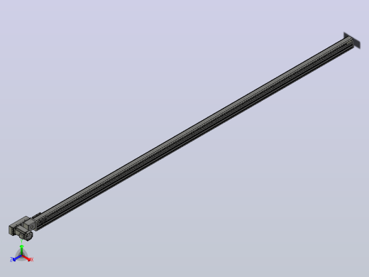 皮带直线轴半封闭可选导轨TPA-HNB-65S-90-L2900-ML-Y-P10-N3