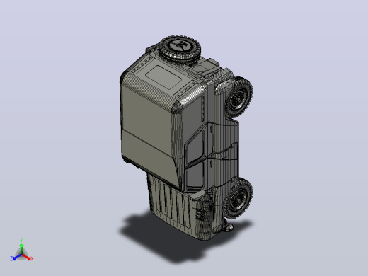 苏联的越野车3D打印的UAZ 469模型