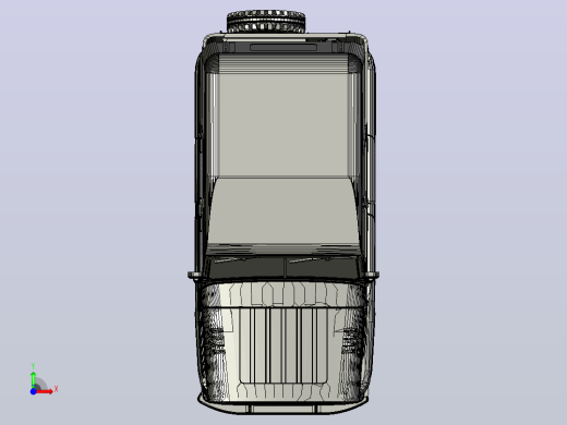 苏联的越野车3D打印的UAZ 469模型前视缩略图