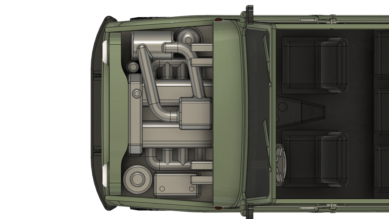苏联的越野车3D打印的UAZ 469模型