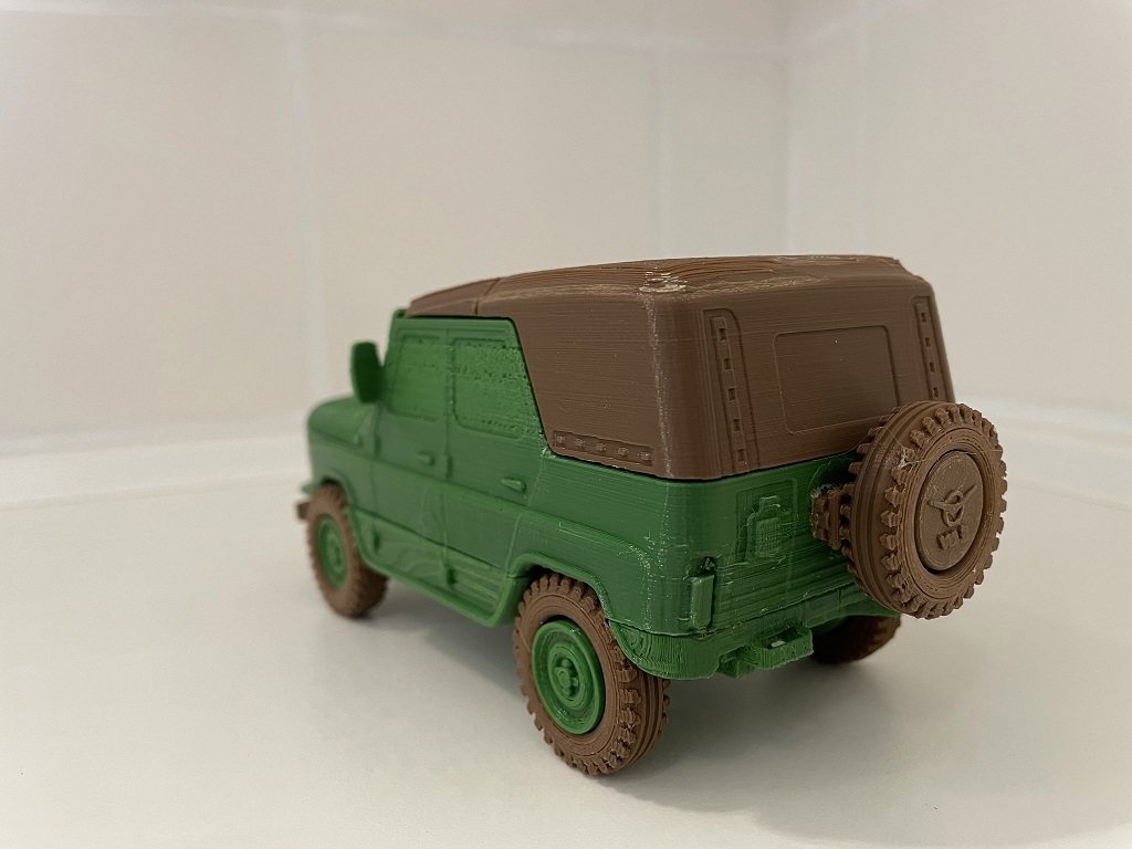 苏联的越野车3D打印的UAZ 469模型