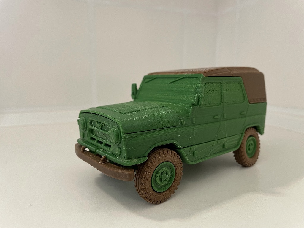 苏联的越野车3D打印的UAZ 469模型