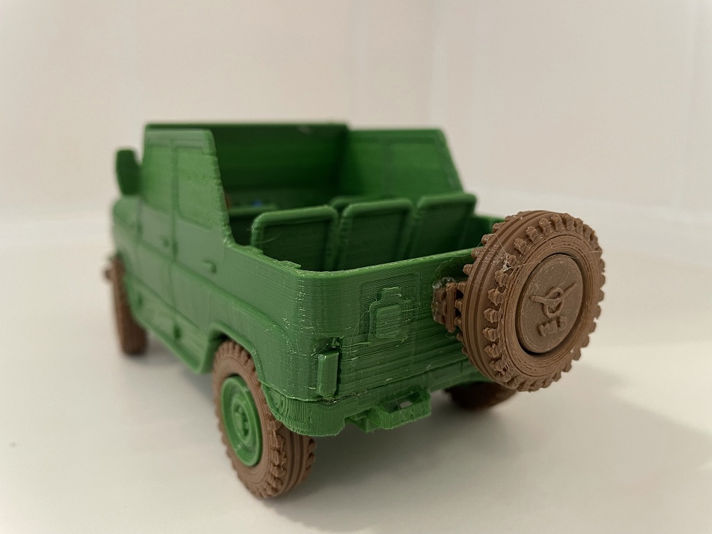 苏联的越野车3D打印的UAZ 469模型