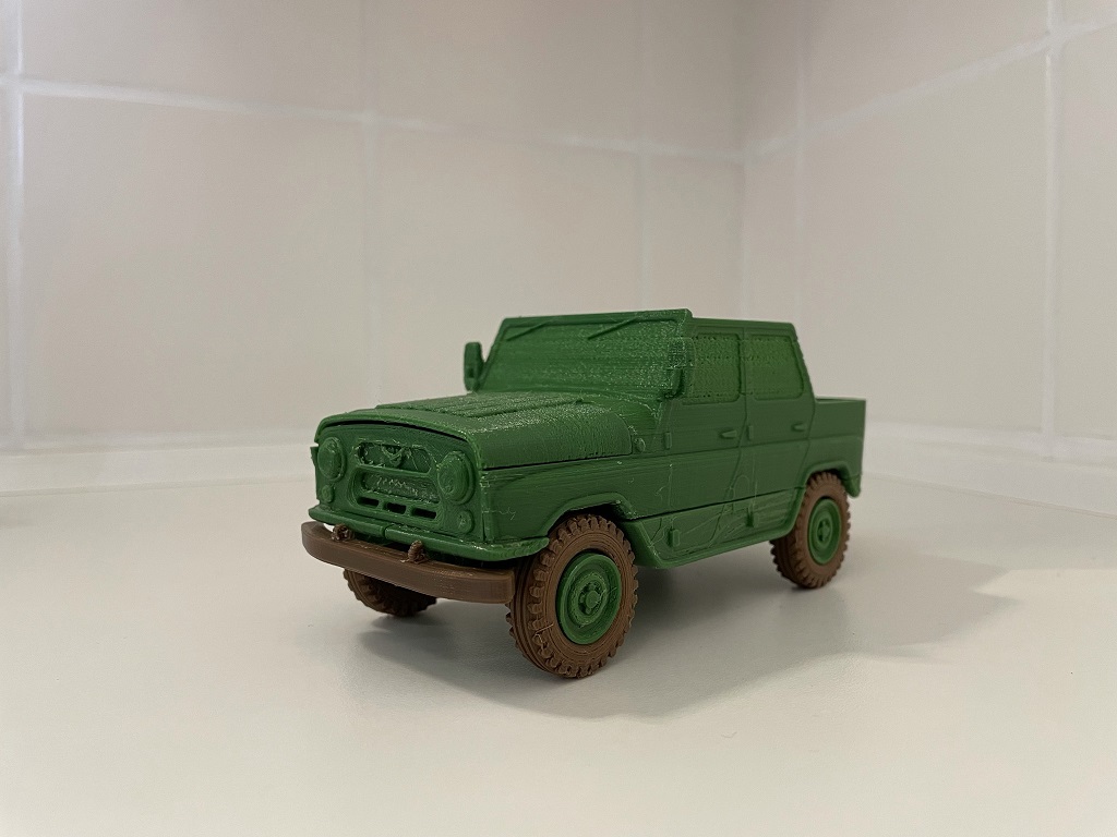 苏联的越野车3D打印的UAZ 469模型