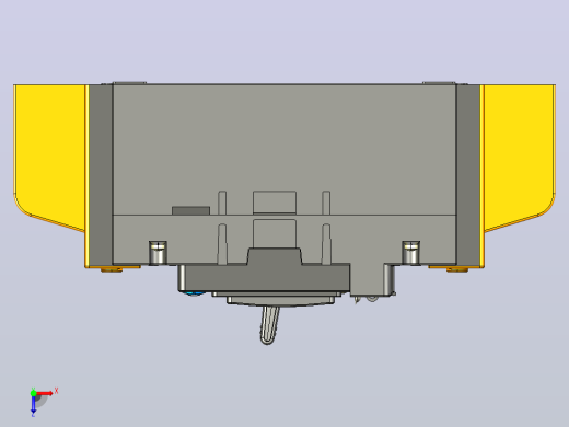 NXMSPD-125R塑料外壳式断路器三维模型202209俯视缩略图
