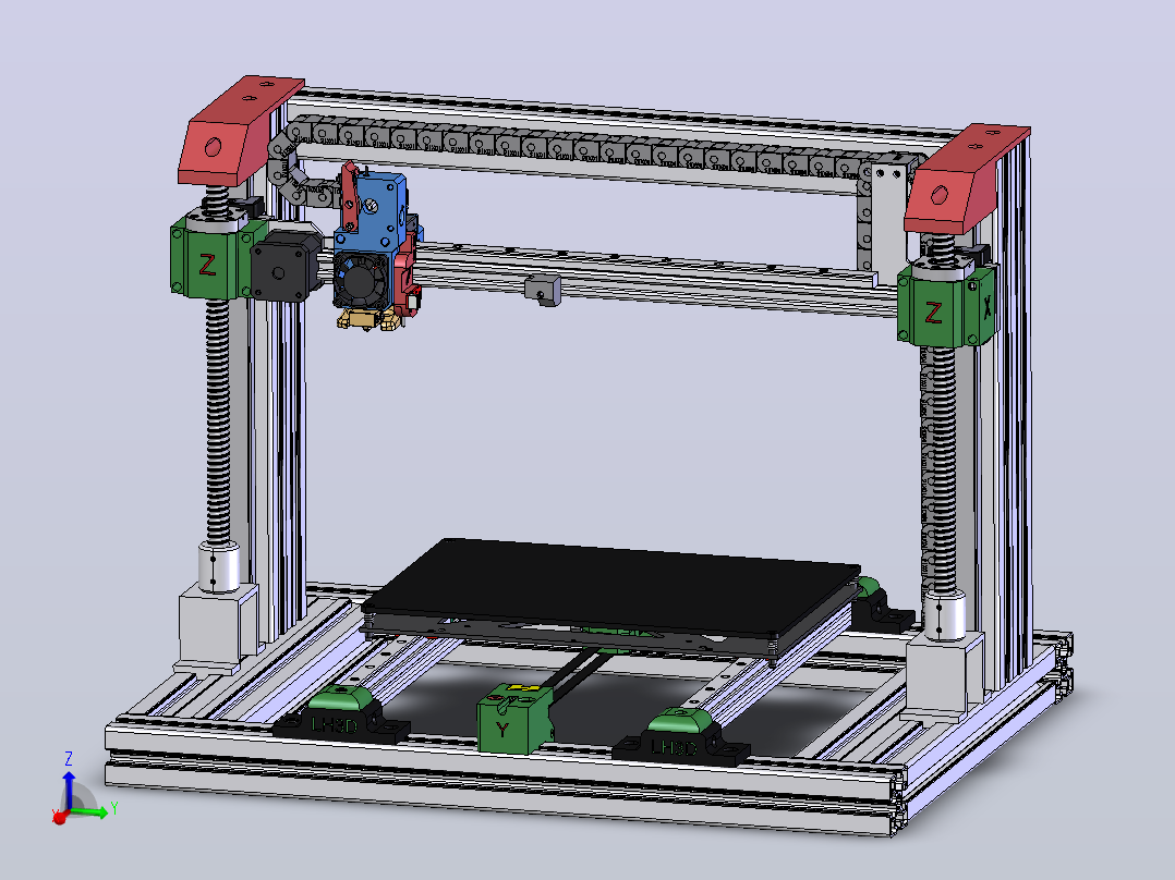 lh3d打印机主视图