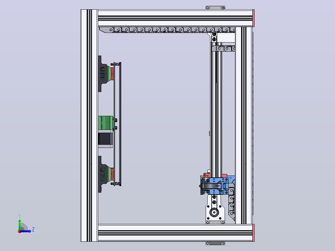 lh3d打印机左视图