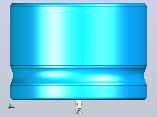35 x25蓝色BLUE1底片电解电容器左视缩略图