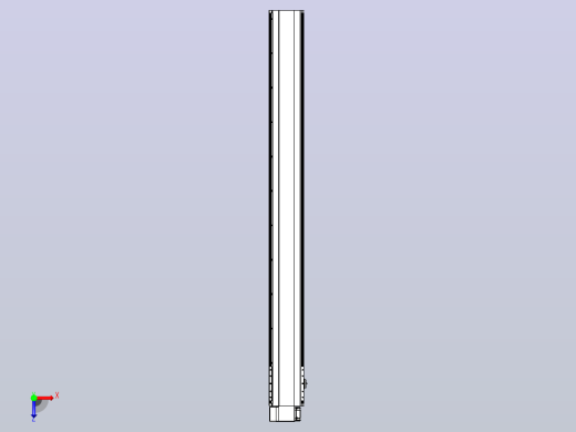 皮带直线轴半封闭可选导轨TPA-HNB-202D-140-L1950-LP-C-P75-N3俯视缩略图