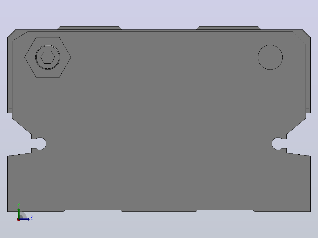 MXW20 精确气动滑台（行程：150～250）[MXW20-250]左视图