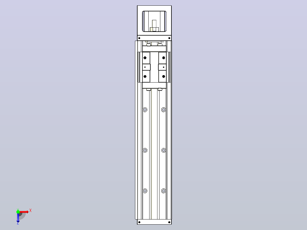 钢基模组TPA-KSR-8610C-440A1-M-F0S0俯视图