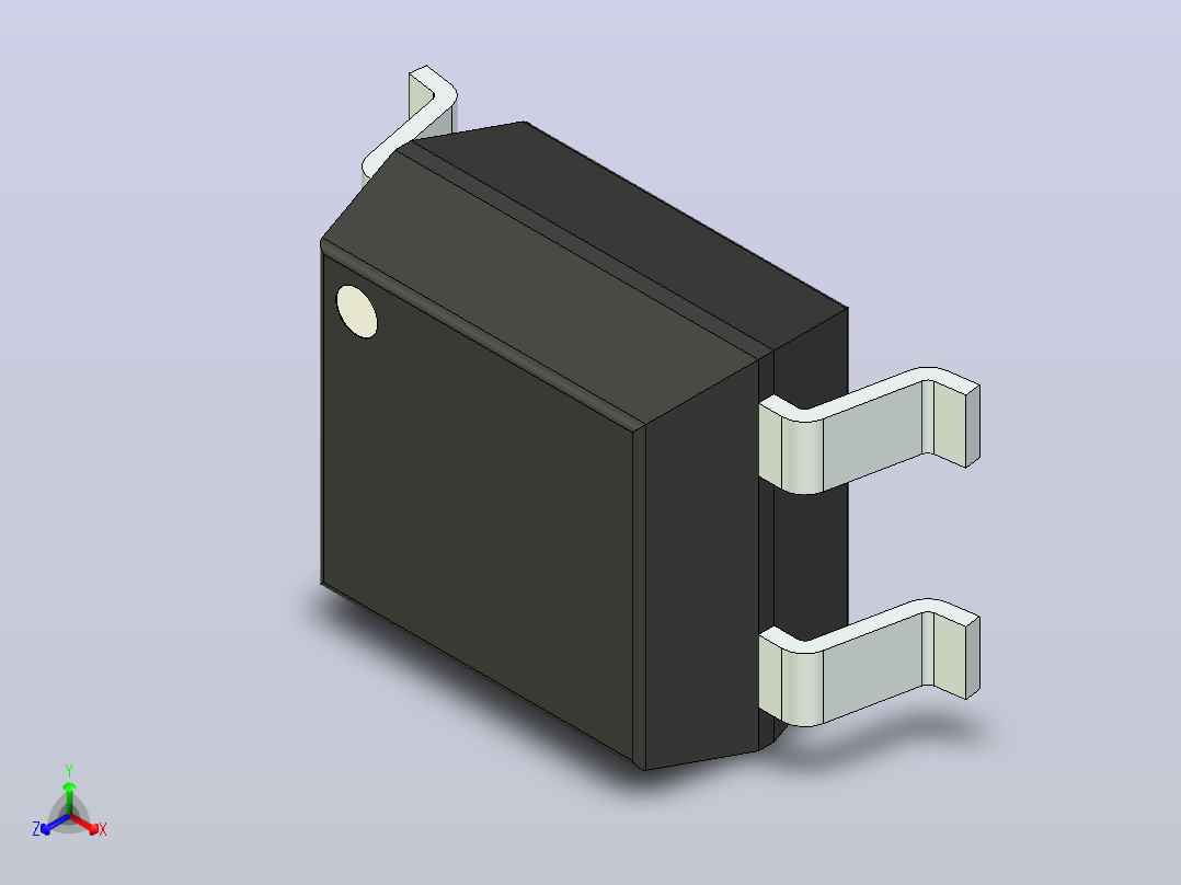 106x SOIC 封装（小外形集成电路）SOIC254P700X270-4N主视图