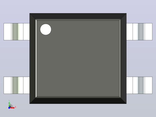 106x SOIC 封装（小外形集成电路）SOIC254P700X270-4N前视缩略图