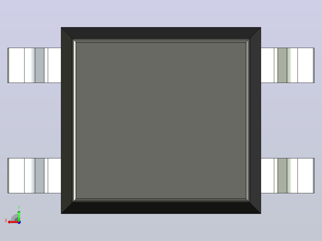 106x SOIC 封装（小外形集成电路）SOIC254P700X270-4N后视图
