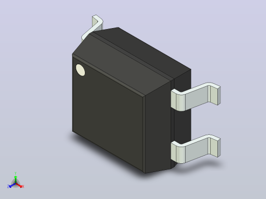 106x SOIC 封装（小外形集成电路）SOIC254P700X270-4N正等轴测缩略图