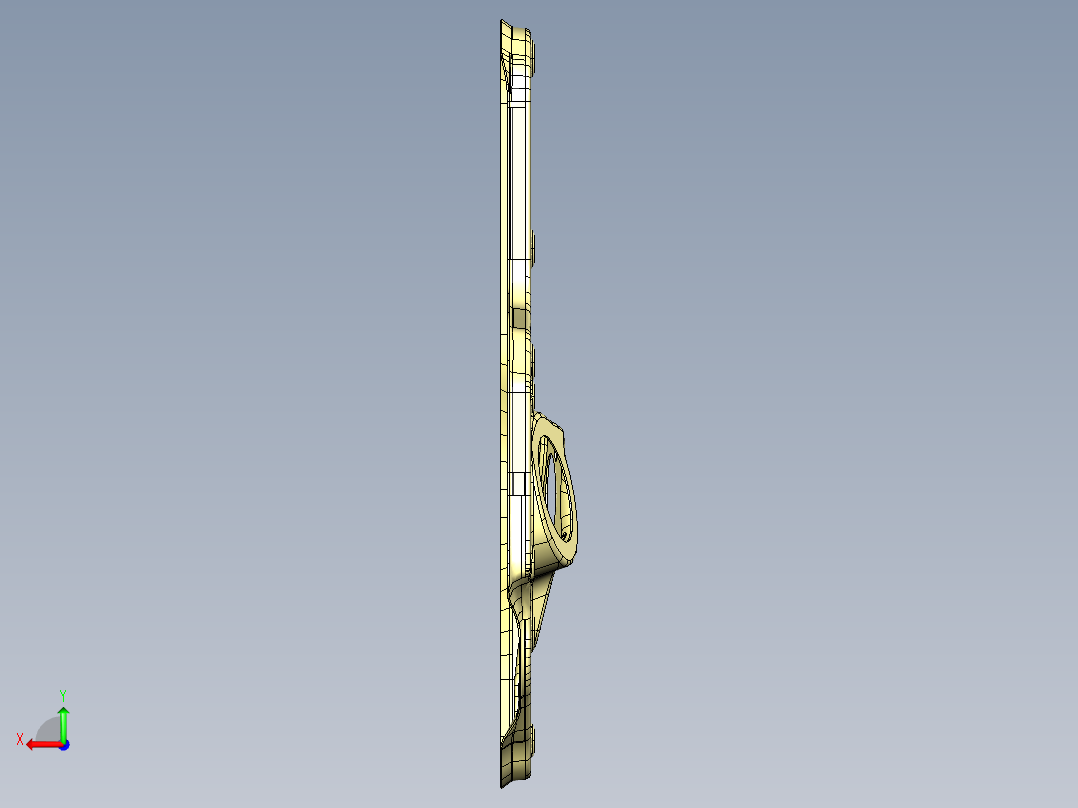 263.汽车C柱工装夹具（UG）后视图