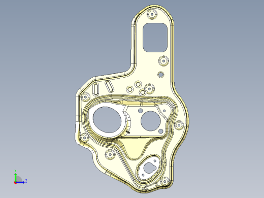 263.汽车C柱工装夹具（UG）左视缩略图