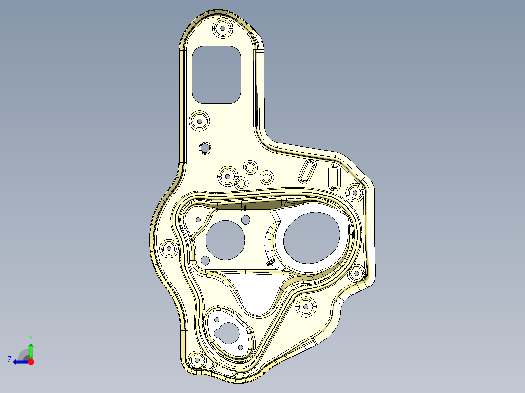 263.汽车C柱工装夹具（UG）右视图