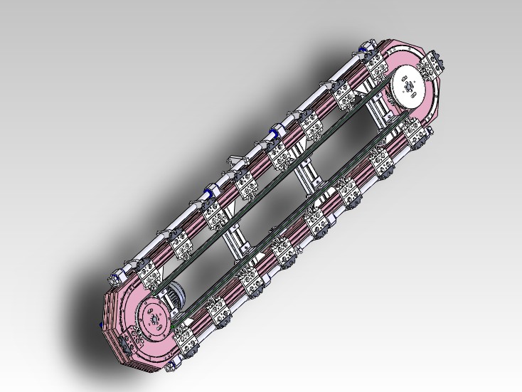 环形导轨传送模组3D图纸 H139