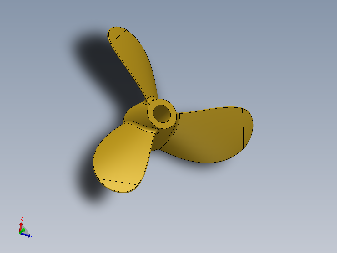 船用螺旋桨建模