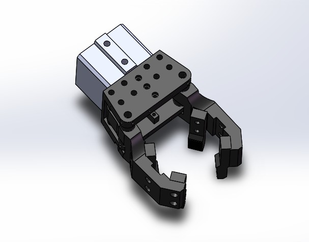 气爪3D图（带工程图）F336 非标自动化设备3D图纸3D模型