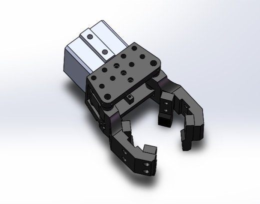 气爪3D图（带工程图）F336 非标自动化设备3D图纸3D模型缩略图