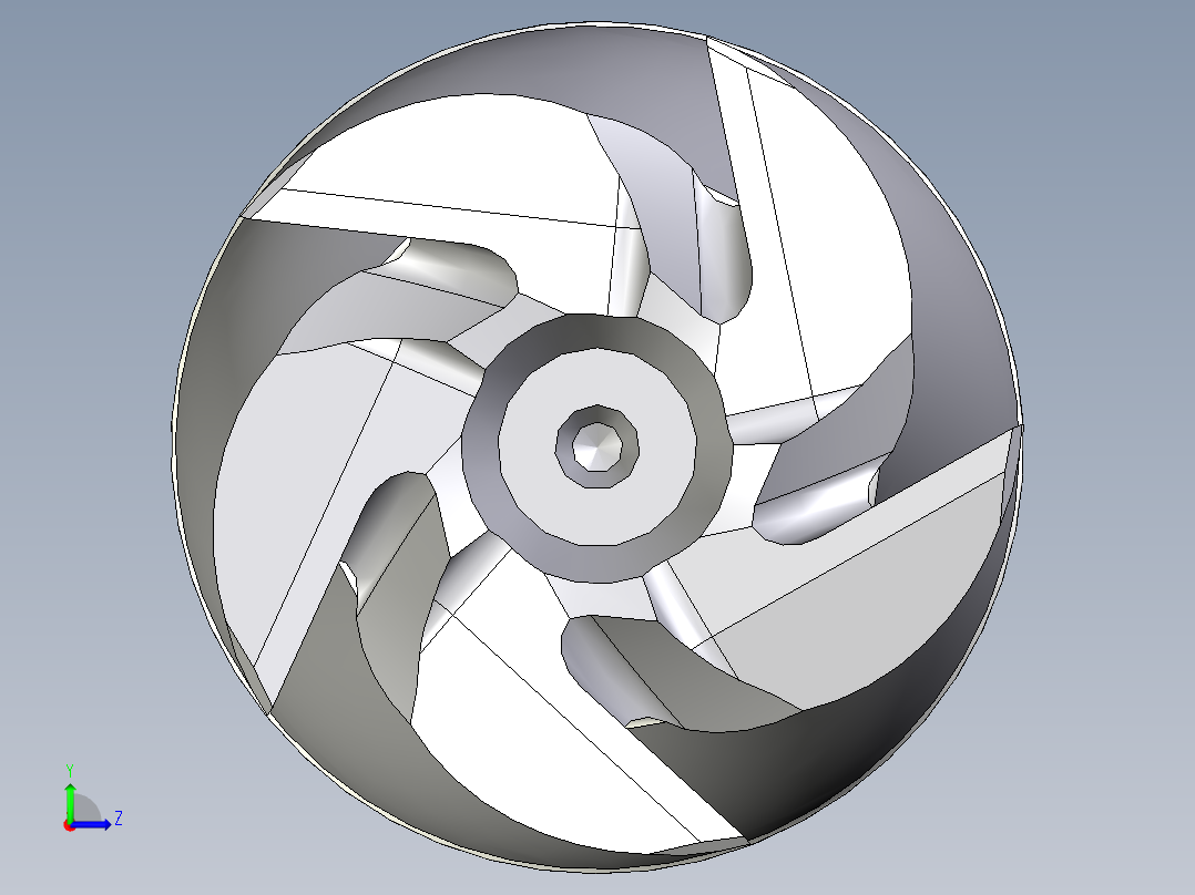 机床铣刀左视图
