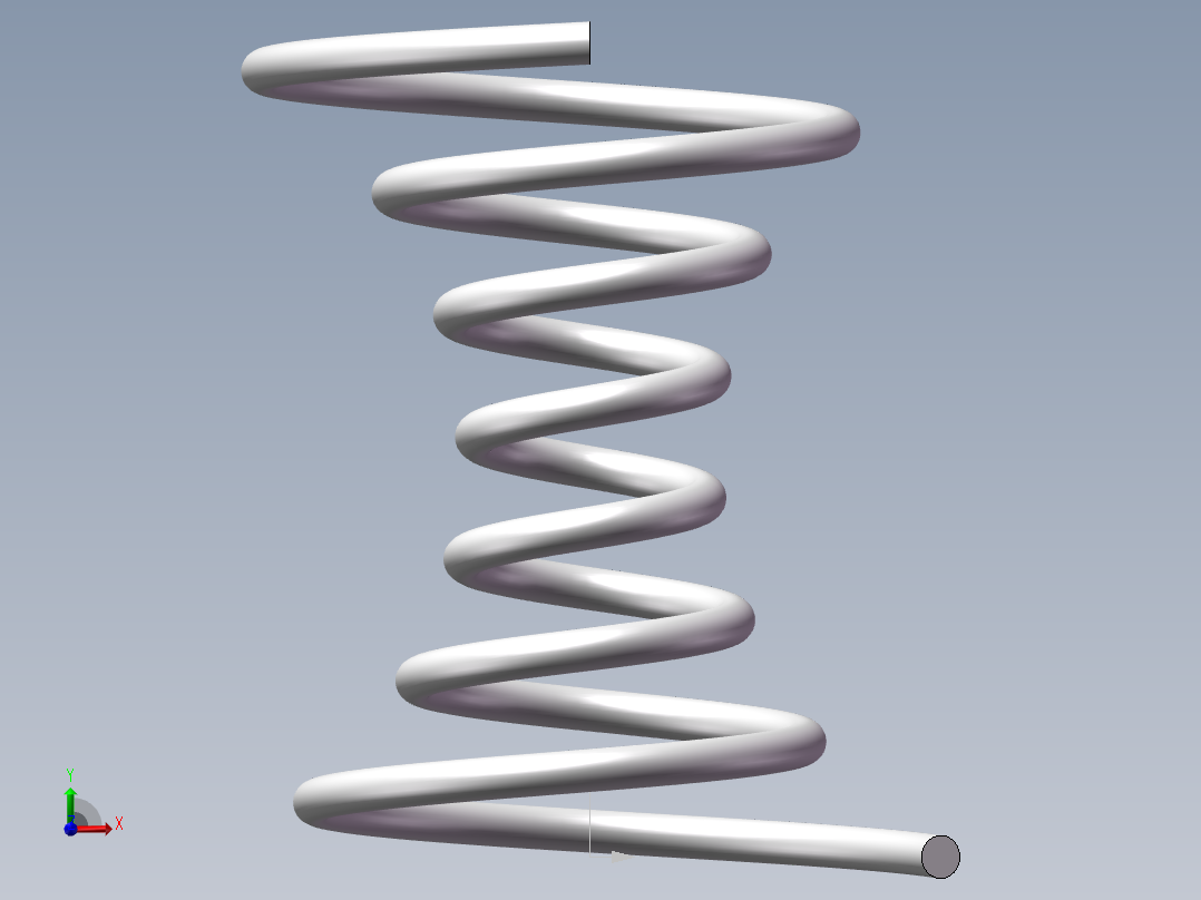 螺旋弹簧前视图