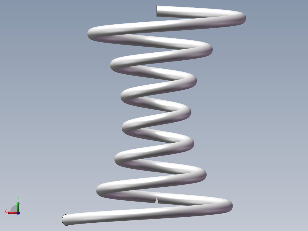螺旋弹簧后视图