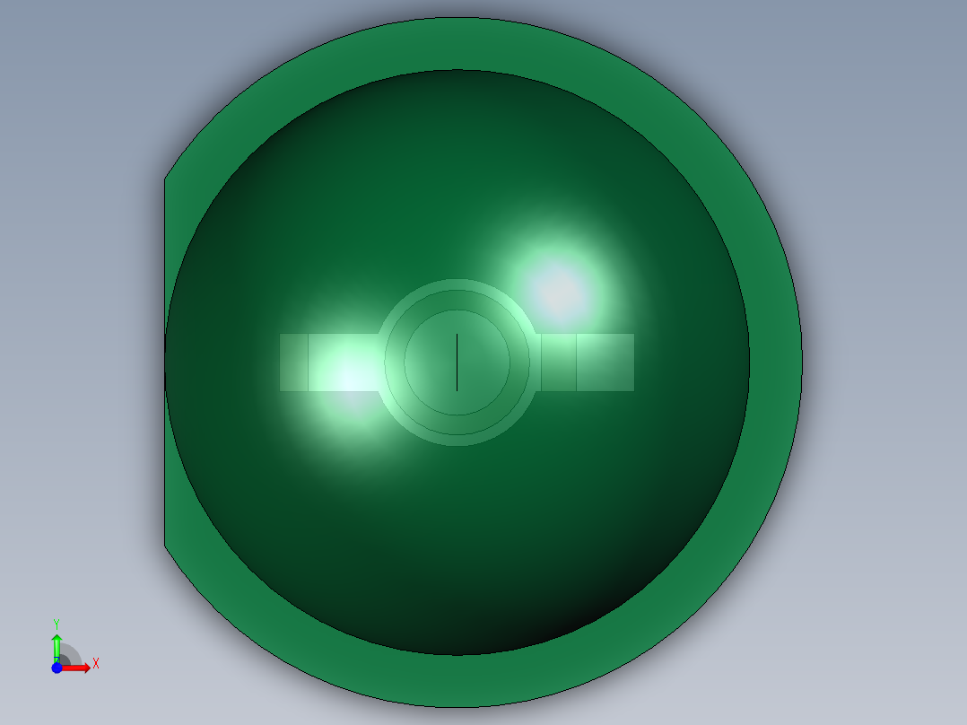 LED_Round_Green1_D5.0mm前视图