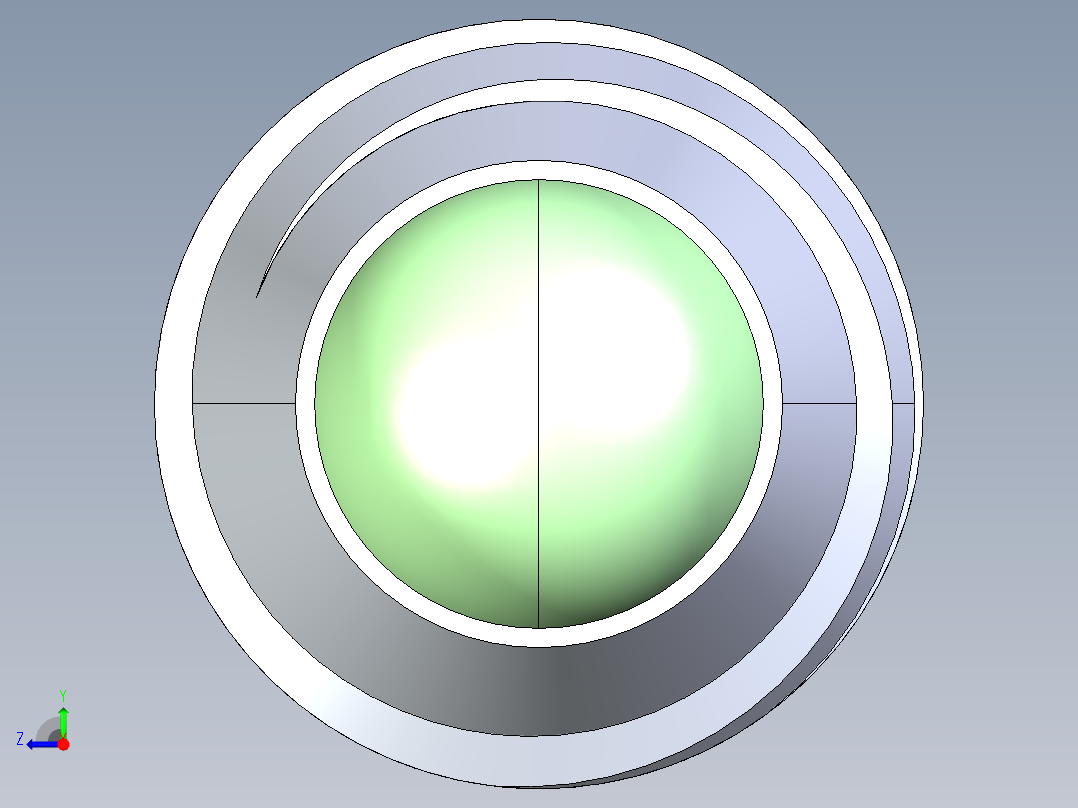 公制球形弹簧柱塞-DME SET SCREW SPRING BALL PLUNGER M4 x 9 .STEP右视图