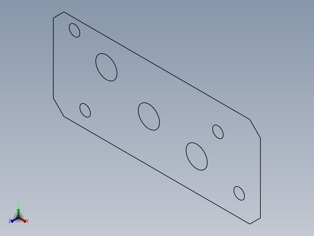 SW建模练习题-exercise 32正等轴测图