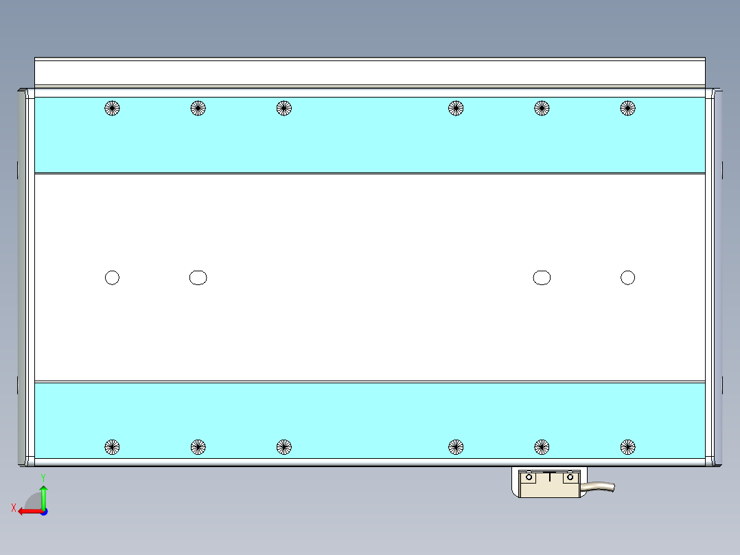 威洛博LC系列3d模型模组LC22H2Y-S150后视图