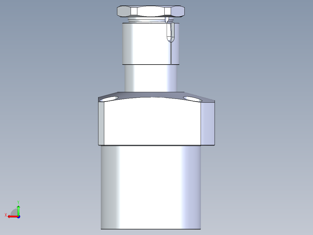 KOSMEKLHA1050-SL-Y45多系列多零件图纸模型后视图