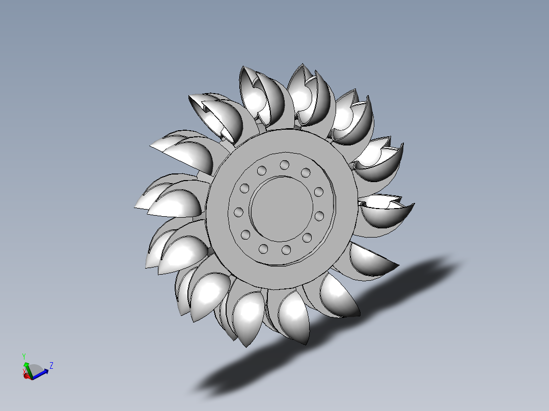 冲击式水轮机旋叶