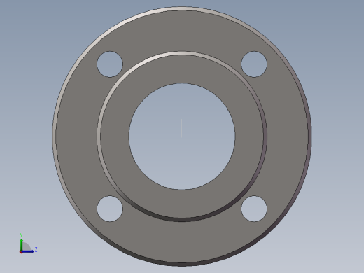 DN50不锈钢法兰 左视缩略图