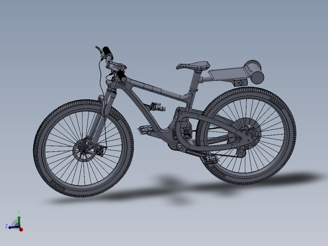 65---带急救箱和工具箱的自行车附件设计模型sw2010三维图纸模型设计图纸